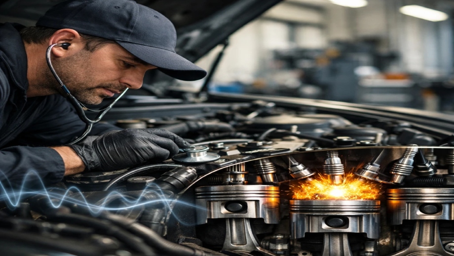 راهکار کاهش صدای ناک موتور | علت‌ها، خطرات و بهترین روش‌های پیشگیری