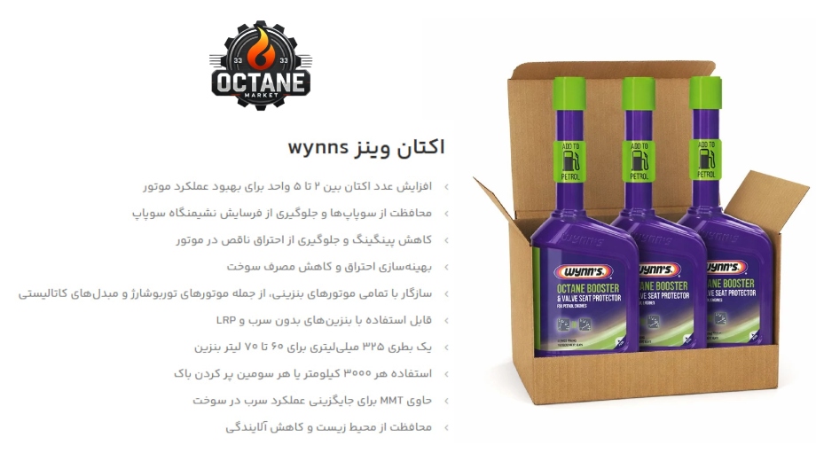 تأثیر اکتان بر معاینه فنی خودرو - خرید اکتان وینز